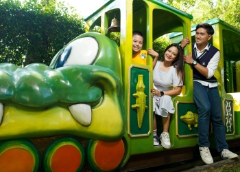 Croco Train, Wahana Anak Bep Yang Mengajak Keluarga Menikmati Batu Ekonomis Park Dengan Menyenangkan