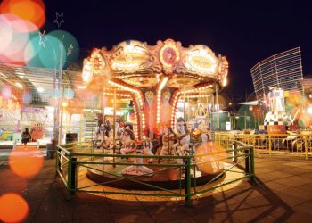 Wahana Sejuta Bocah Merry Go Round Di Batu Night Spectacular