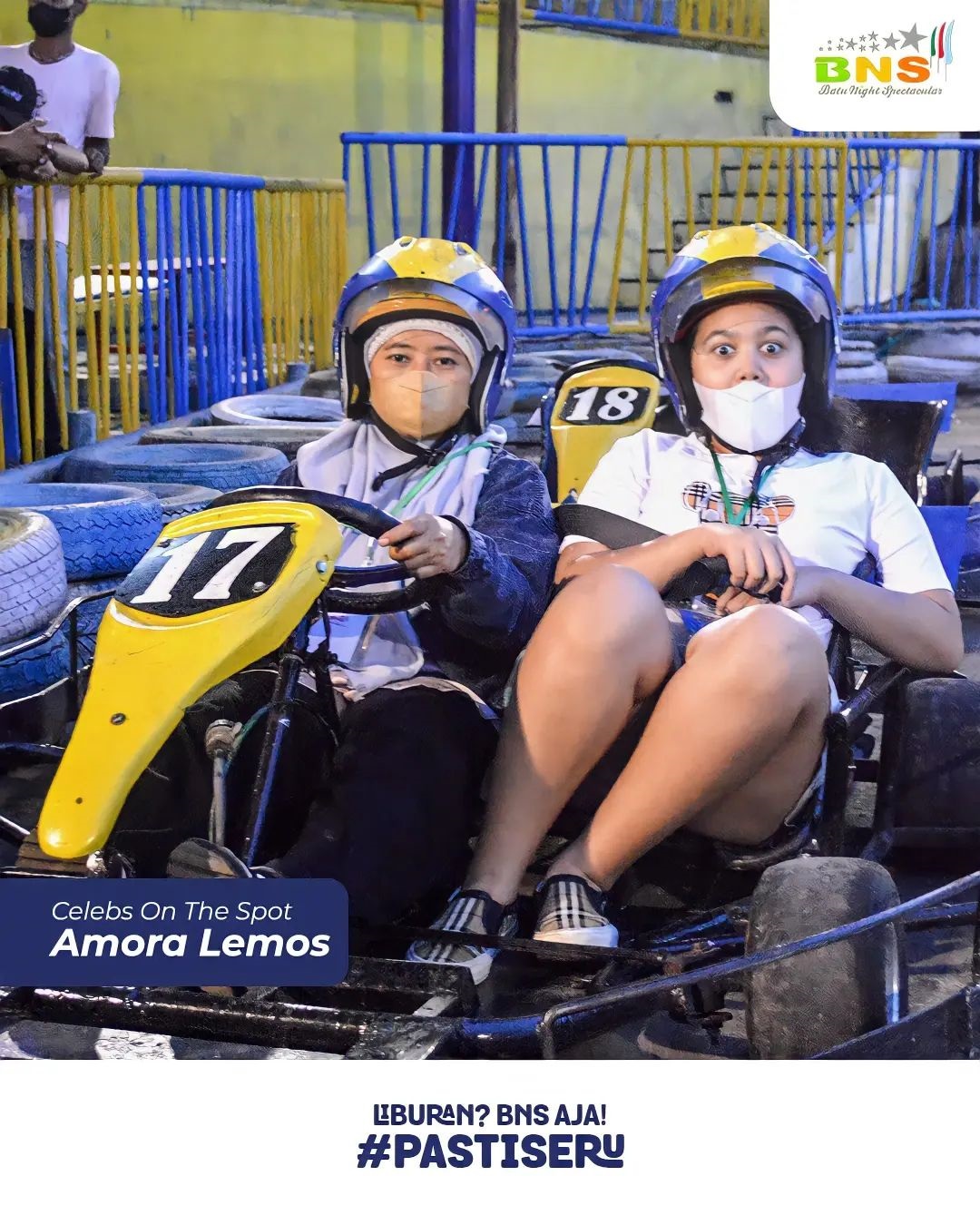 Keluarga Krisdayanti Bermain Gokart Di Bns