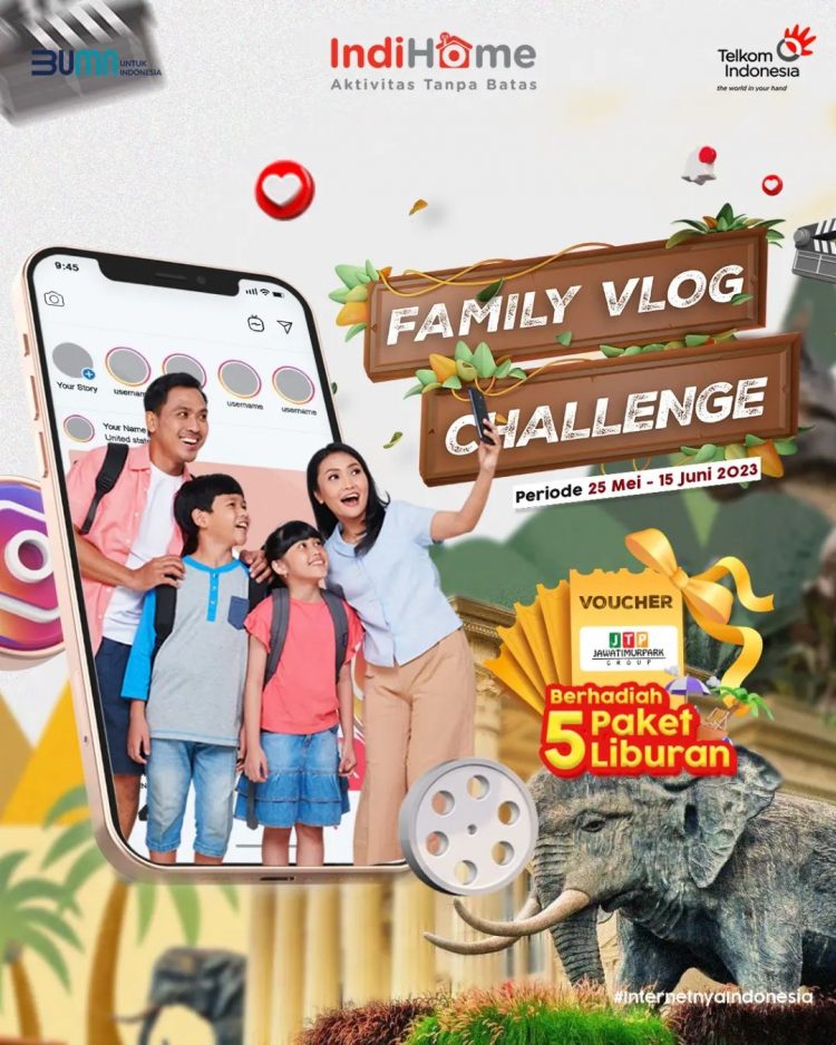 Family Vlog Challenge, Jawa Timur Park Bagi Bagi Tiket Liburan Gratis!