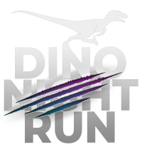 Logo Dino Night Run Header Kecil
