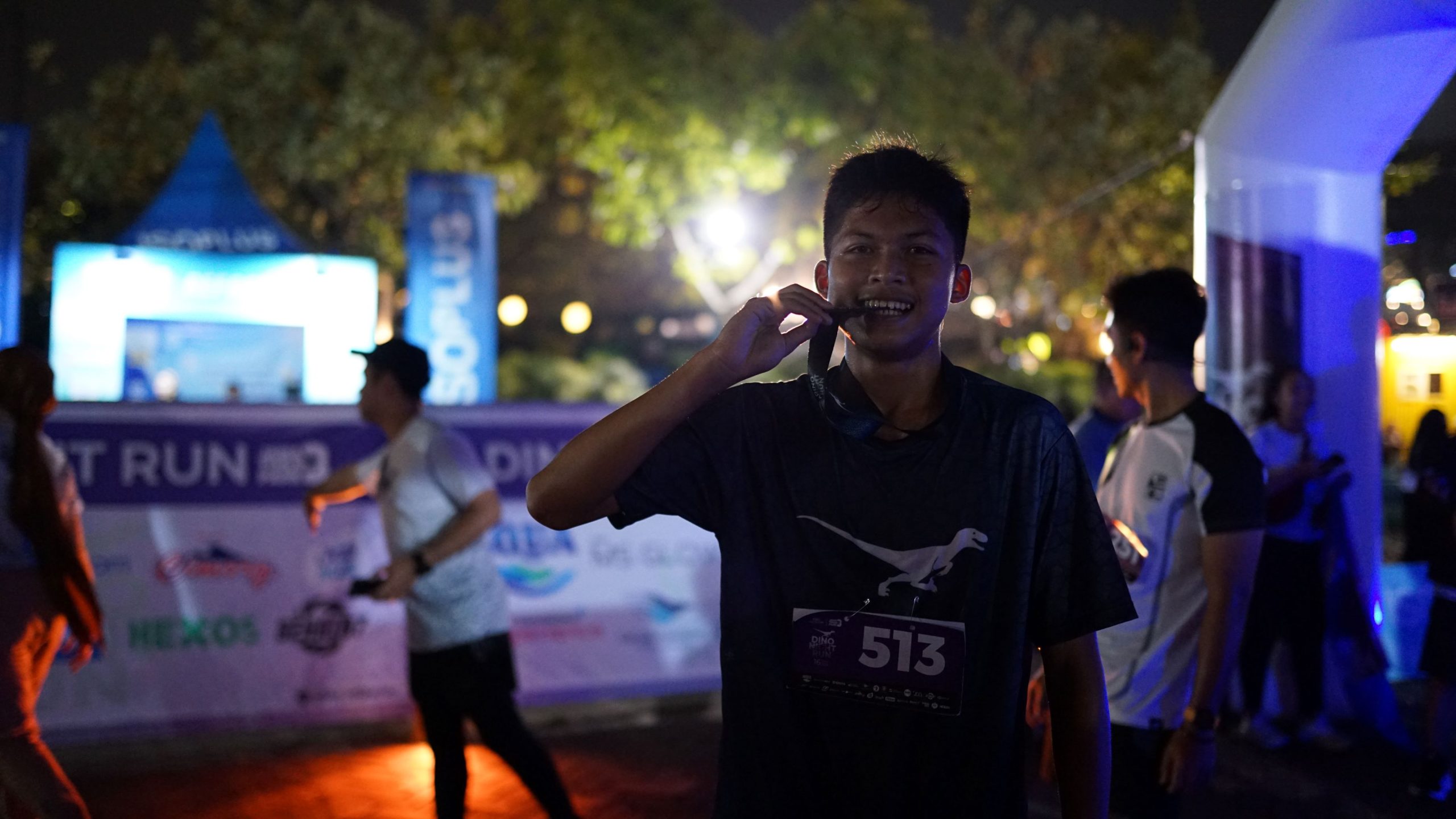 Finish Race Dino Night Run 2023 2