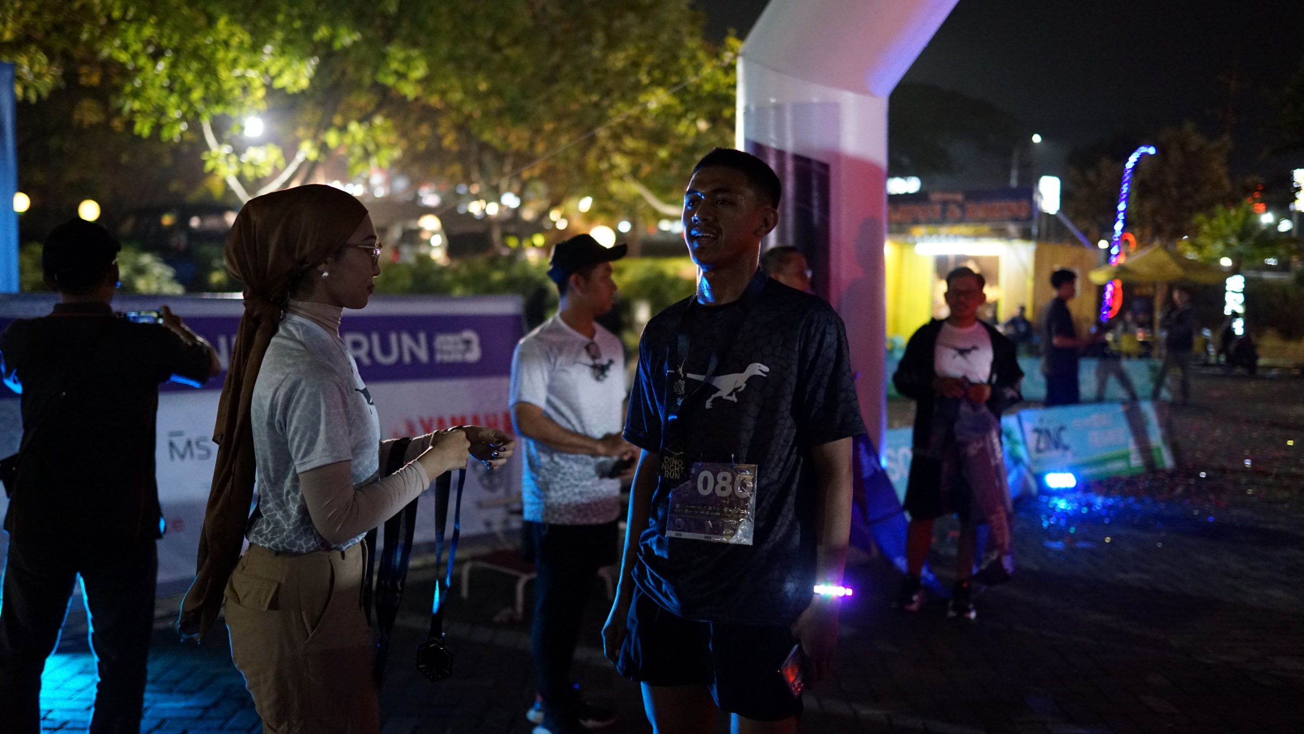 Finish Race Dino Night Run 2023 1