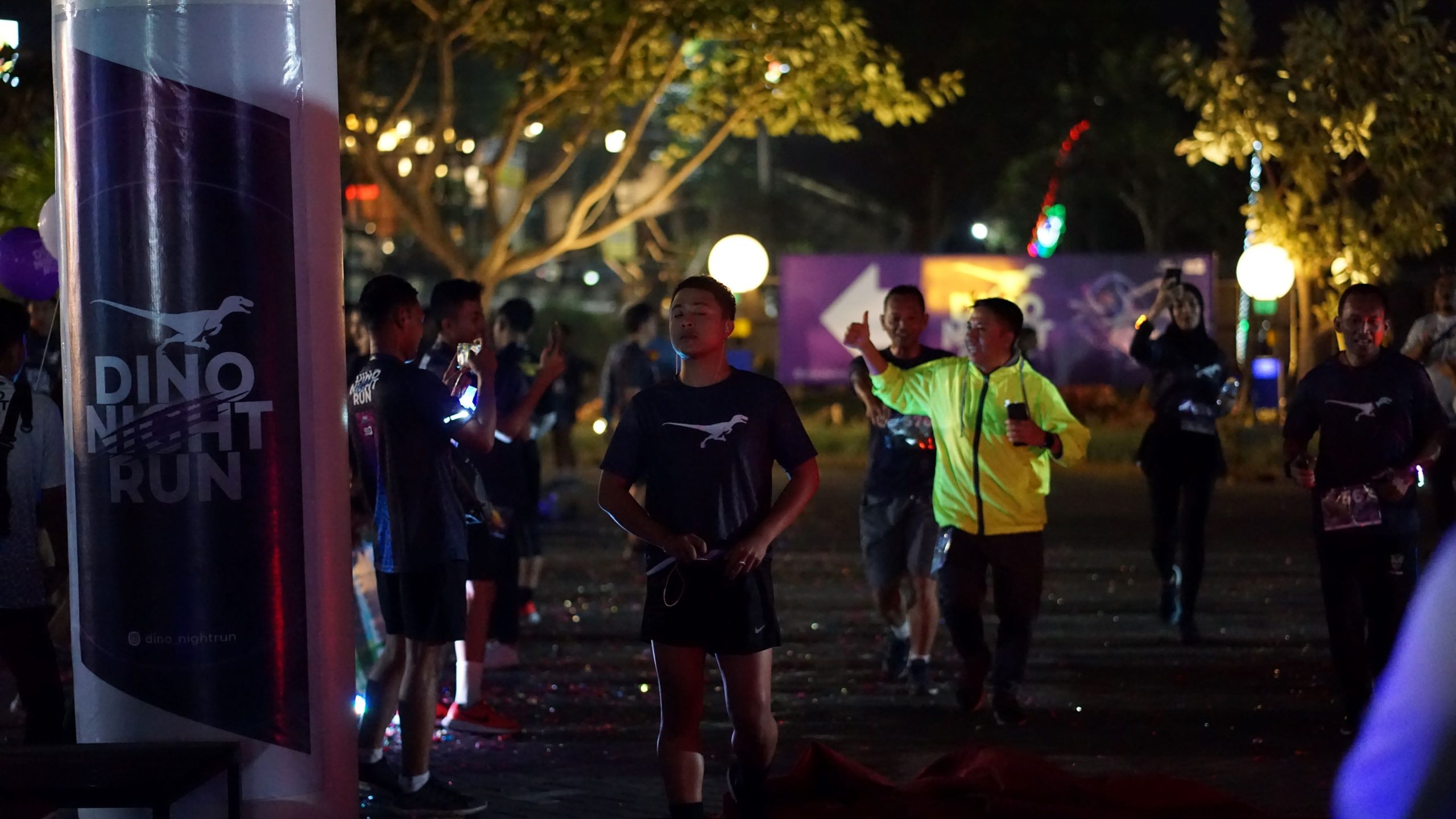 Finish Race Dino Night Run 2023 6