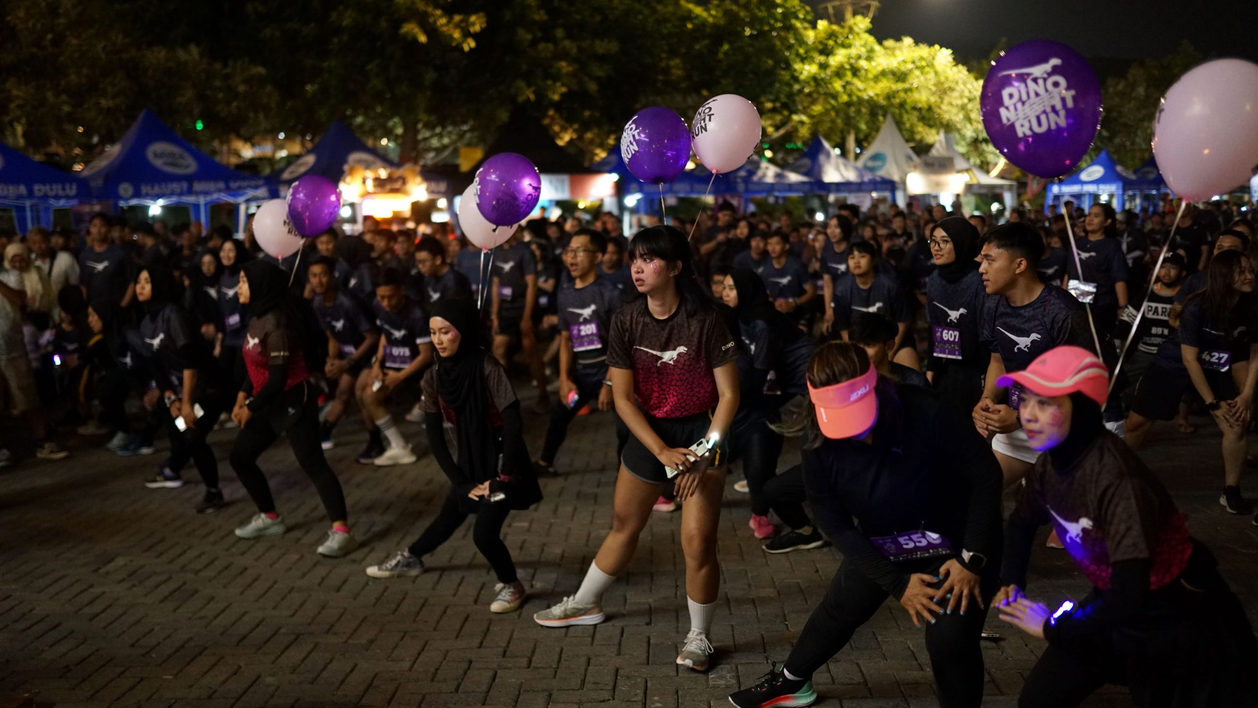 Warmup Dino Night Run By Fitness Plus Dinoyo 5
