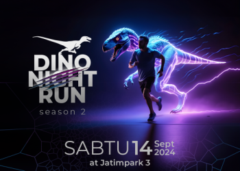 Poster Dino Night Run Mobile