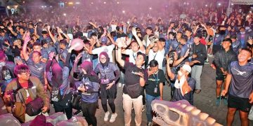 Event Sport Tourism Dihelat Jtp Group, Dino Night Run 2024 Season 2
