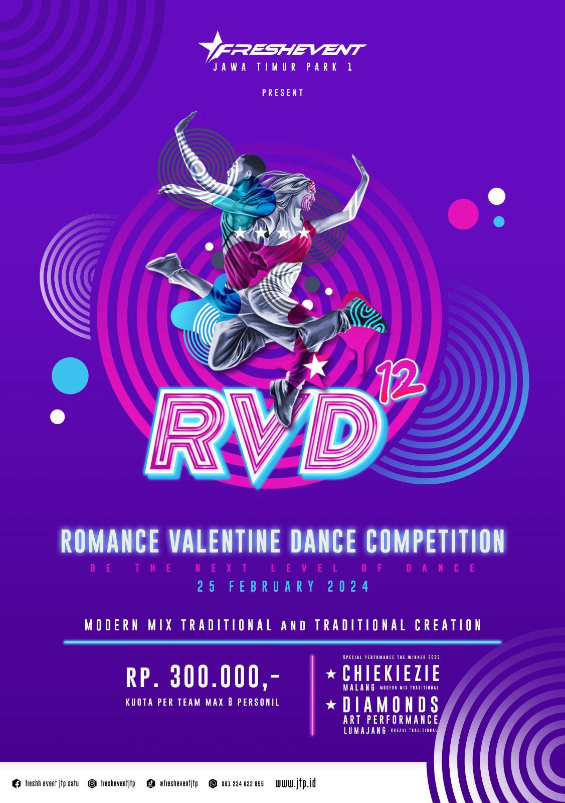 RVD ( Romance Valentine Dance ) Competition Jawa Timur Park 1