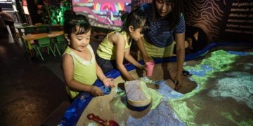 Latih Kreatifitas Anak Di Wahana Geo Sand Map Fun Tech Plaza Yuk