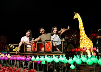 Lampion Milenial Glow Garden di Jatim Park 3