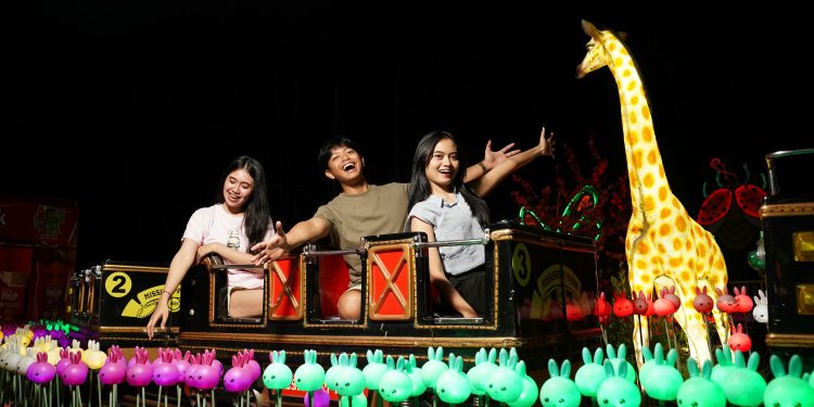 Lampion Milenial Glow Garden di Jatim Park 3