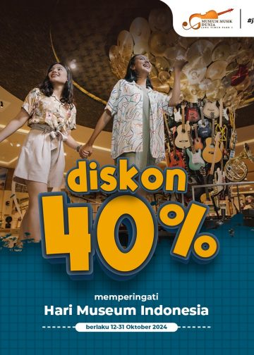 Diskon 40% Hari Museum Indonesia