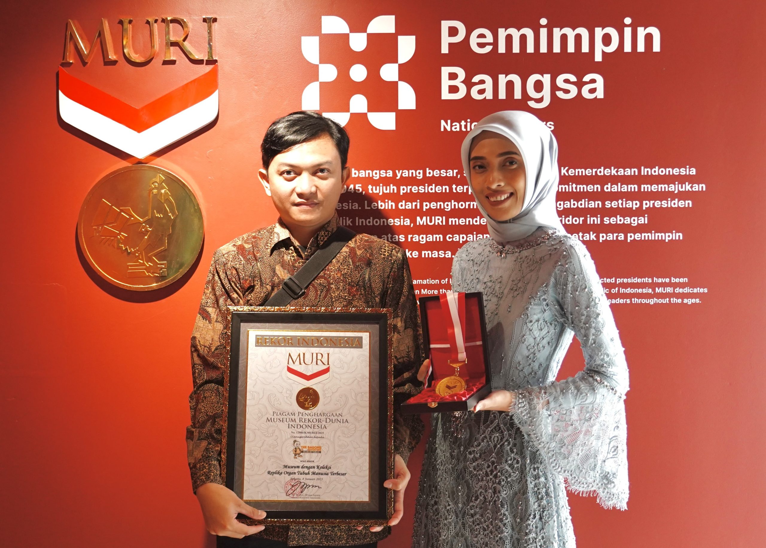 Penganugerahan Muri Museum Tubuh Jawa Timur Park Group
