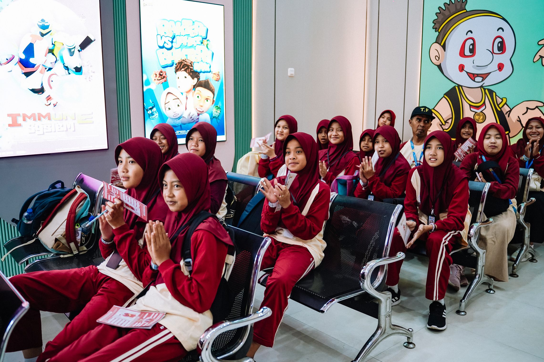Peserta Edukasi Demo Raga Cendekia Rawat Luka Di The Bagong Adventure Museum Tubuh