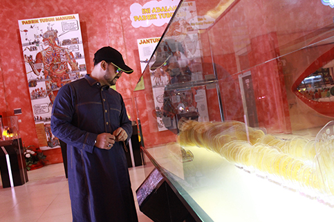 Ahmad Al Habsyi datang ke Museum Tubuh