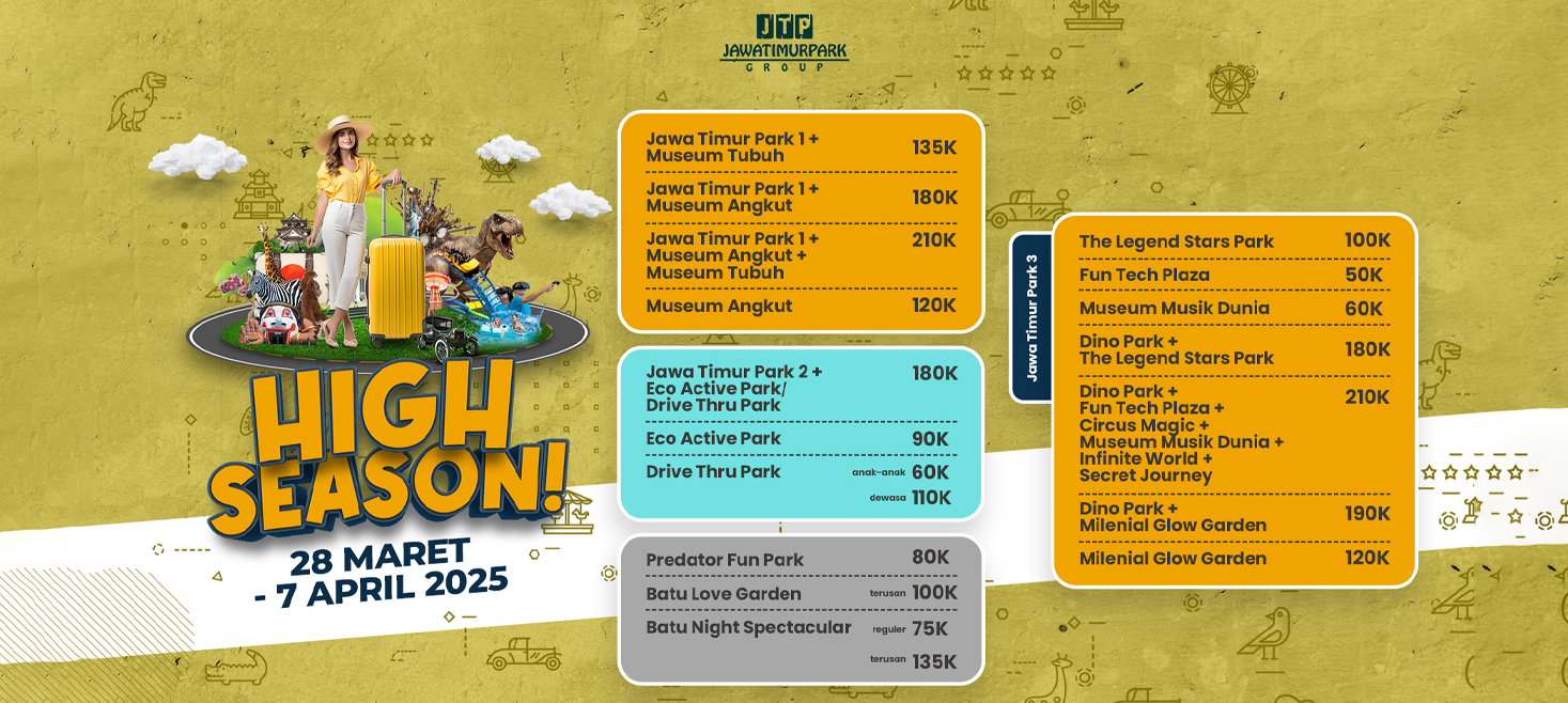 Price List High Season 2025